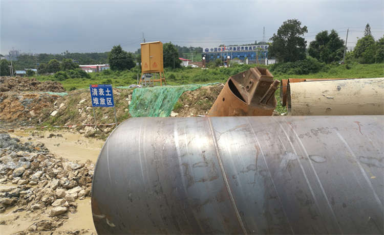 鋼材場Q235B打樁鋼護筒，DN2100mm螺旋管，螺旋管廠，16螺旋管廠家